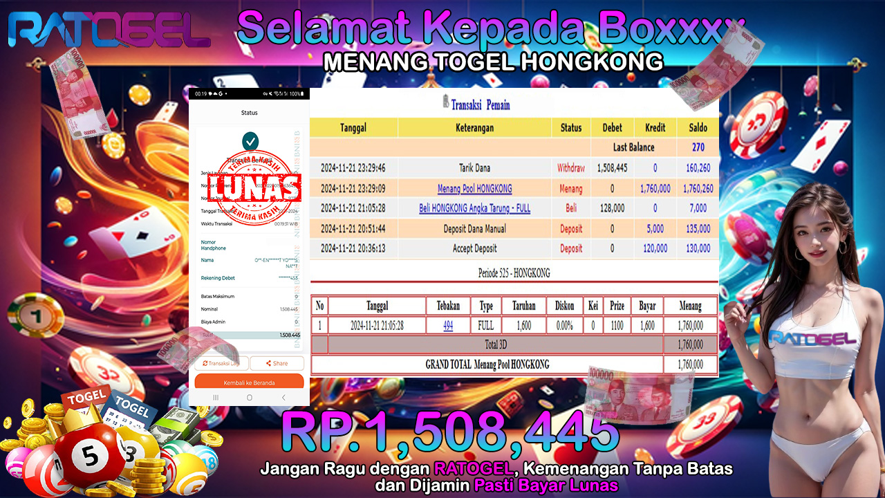 BUKTI JACKPOT TOGEL HONGKONG TERPERCAYA DI INDONESIA TGL 22-11-2024