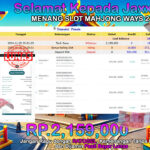 BUKTI JACKPOT SLOT MAHJONG WAYS 2 TERPERCAYA DI INDONESIA TGL 29-11-2024