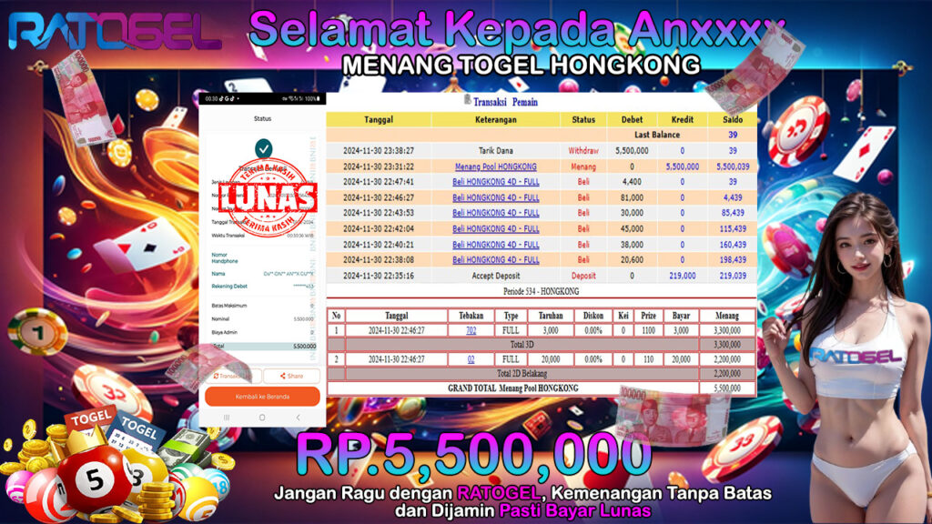 BUKTI JACKPOT TOGEL HONGKONG TERPERCAYA DI INDONESIA TGL 01-12-2024