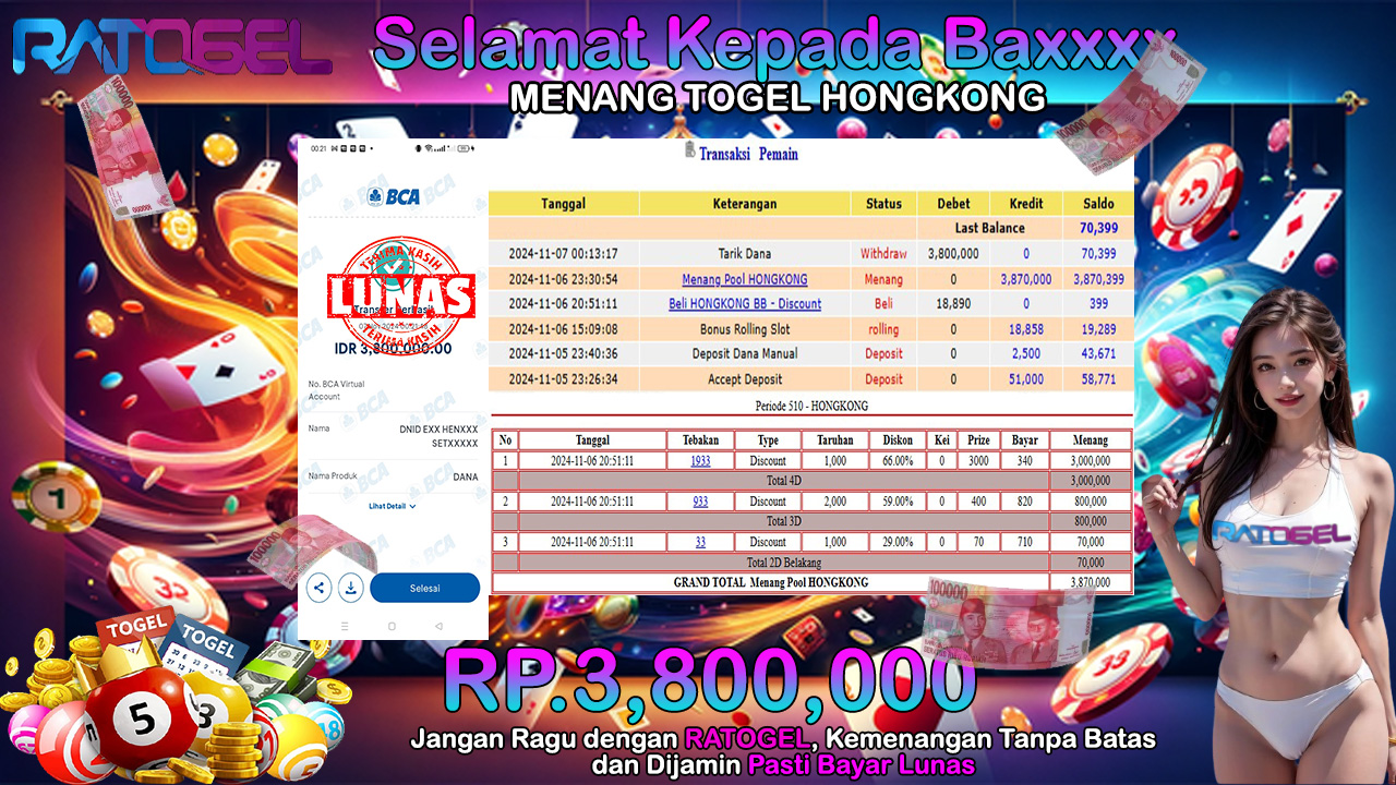 BUKTI JACKPOT TOGEL HONGKONG TERPERCAYA DI INDONESIA TGL 07-11-2024