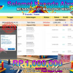 BUKTI JACKPOT SLOT MAHJONG WAYS TERPERCAYA DI INDONESIA TGL 21-11-2024