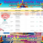 BUKTI JACKPOT SLOT MAHJONG WAYS 2 TERPERCAYA DI INDONESIA TGL 25-11-2024