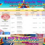 BUKTI JACKPOT SLOT MAHJONG WAYS 2 TERPERCAYA DI INDONESIA TGL 27-11-2024