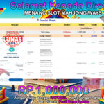 BUKTI JACKPOT SLOT MAHJONG WAYS TERPERCAYA DI INDONESIA TGL 01-12-2024