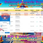 BUKTI JACKPOT SLOT MAHJONG WAYS 2 TERPERCAYA DI INDONESIA TGL 09-11-2024