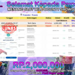 BUKTI JACKPOT SLOT WILD BOUNTY SHOWDOWN TERPERCAYA DI INDONESIA TGL 20-11-2024