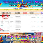 BUKTI JACKPOT SLOT MAHJONG WAYS 2 TERPERCAYA DI INDONESIA TGL 10-11-2024