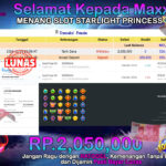 BUKTI JACKPOT SLOT STARLIGHT PRINCESS 1000 TERPERCAYA DI INDONESIA TGL 15-11-2024