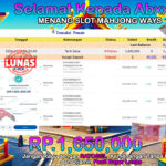 BUKTI JACKPOT SLOT MAHJONG WAYS TERPERCAYA DI INDONESIA TGL 16-11-2024