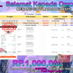 BUKTI JACKPOT SLOT MAHJONG WAYS TERPERCAYA DI INDONESIA TGL 20-11-2024