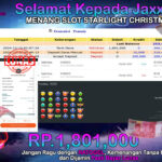 BUKTI JACKPOT SLOT STARLIGHT CHRISTMAS TERPERCAYA DI INDONESIA TGL 10-12-2024