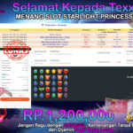 BUKTI JACKPOT SLOT STARLIGHT PRINCESS 1000 TERPERCAYA DI INDONESIA TGL 08-12-2024