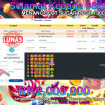 BUKTI JACKPOT SLOT SUGAR RUSH 1000 TERPERCAYA DI INDONESIA TGL 02-12-2024